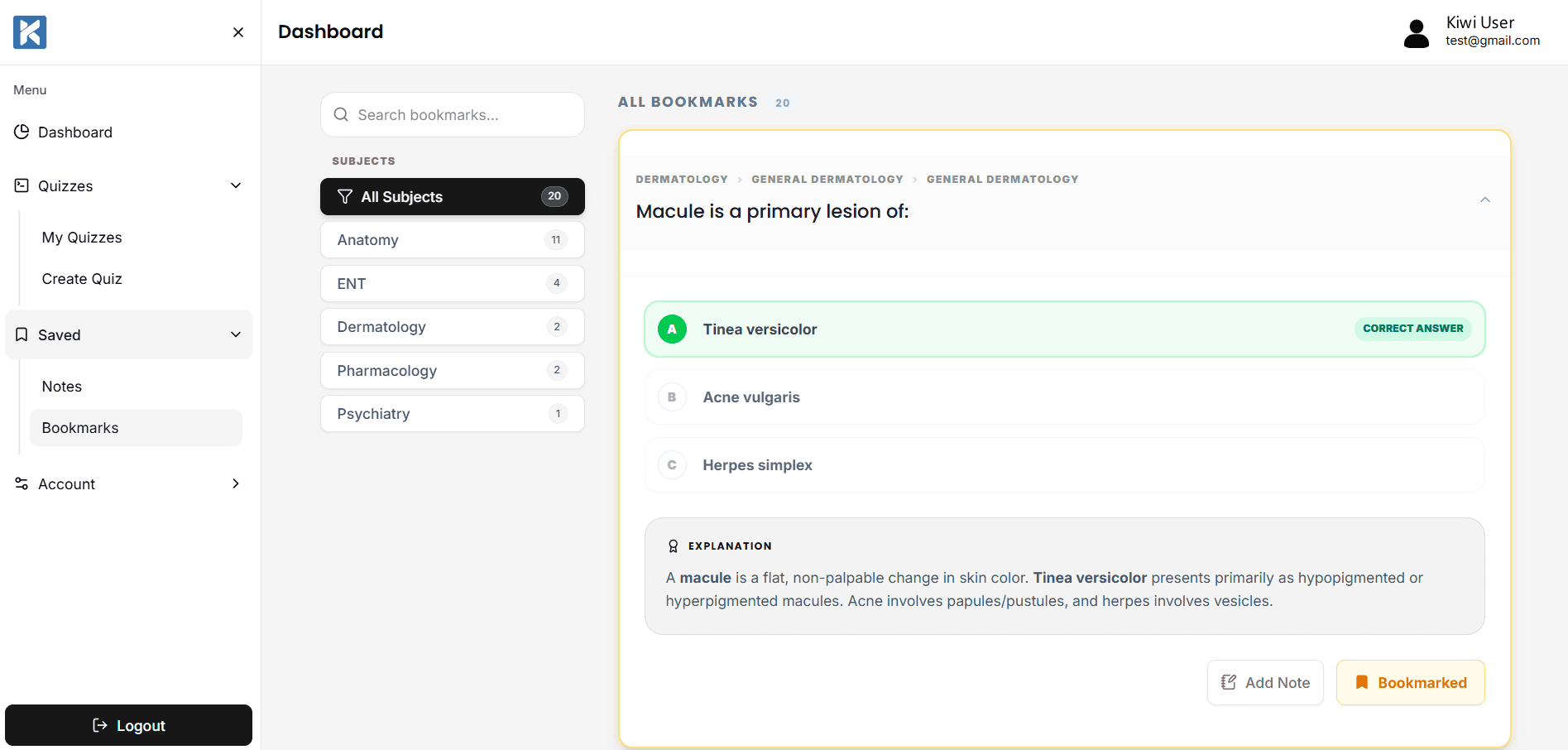 Analytics View